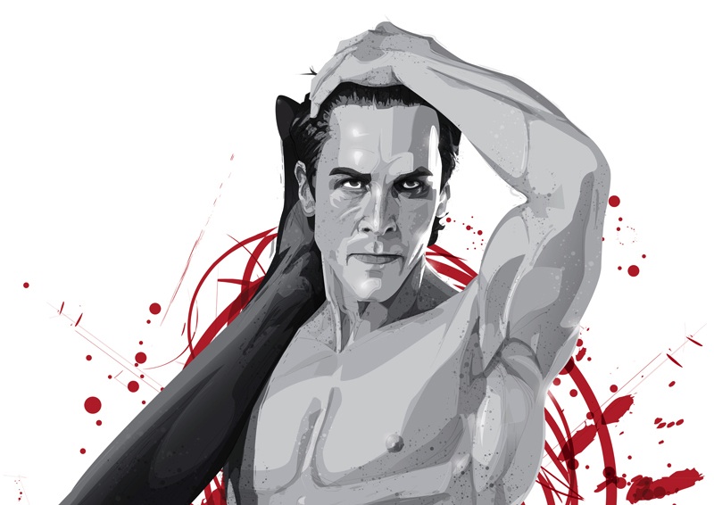 800x566 A Really Good Digital Painting Of Patrick Bateman - Patrick Bateman Painting