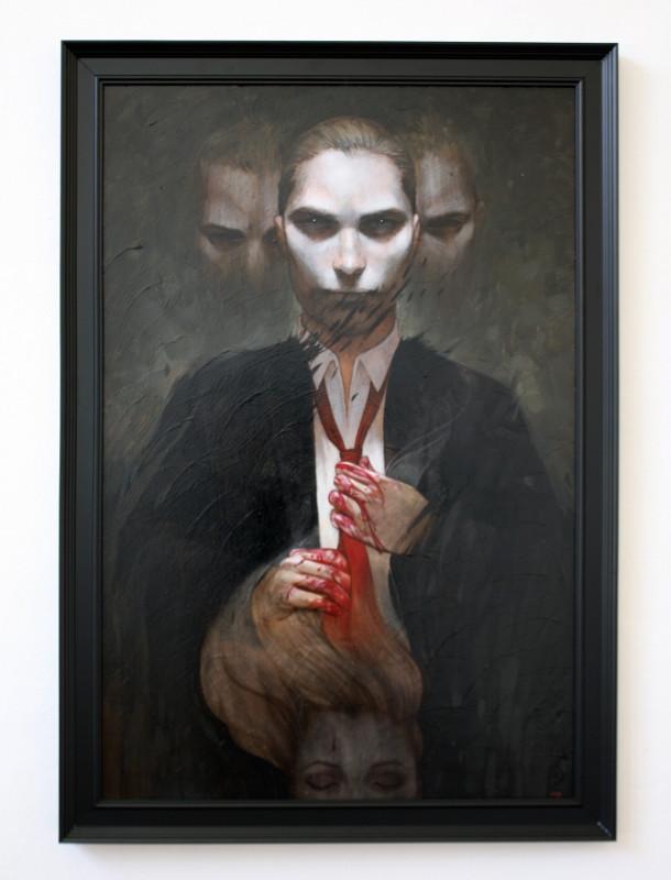 610x800 Patrick Bateman - Patrick Bateman Painting