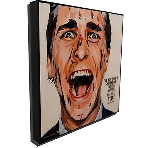 300x300 Patrick Bateman American Psycho Art Poster Painting Print Quote - Patrick Bateman Painting
