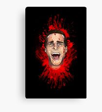 210x230 Patrick Bateman Painting Amp Mixed Media Canvas Prints Redbubble - Patrick Bateman Painting