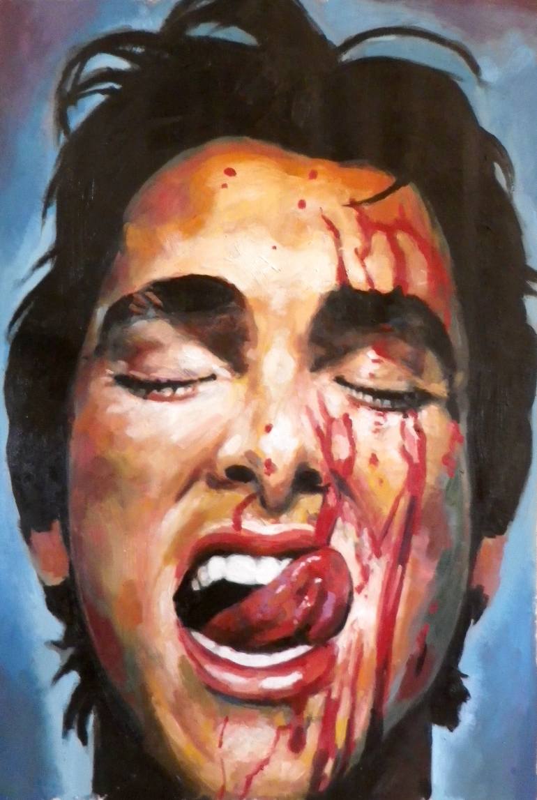770x1147 Saatchi Art Patrick Bateman(Sold) Painting By Thomas Saliot - Patrick Bateman Painting