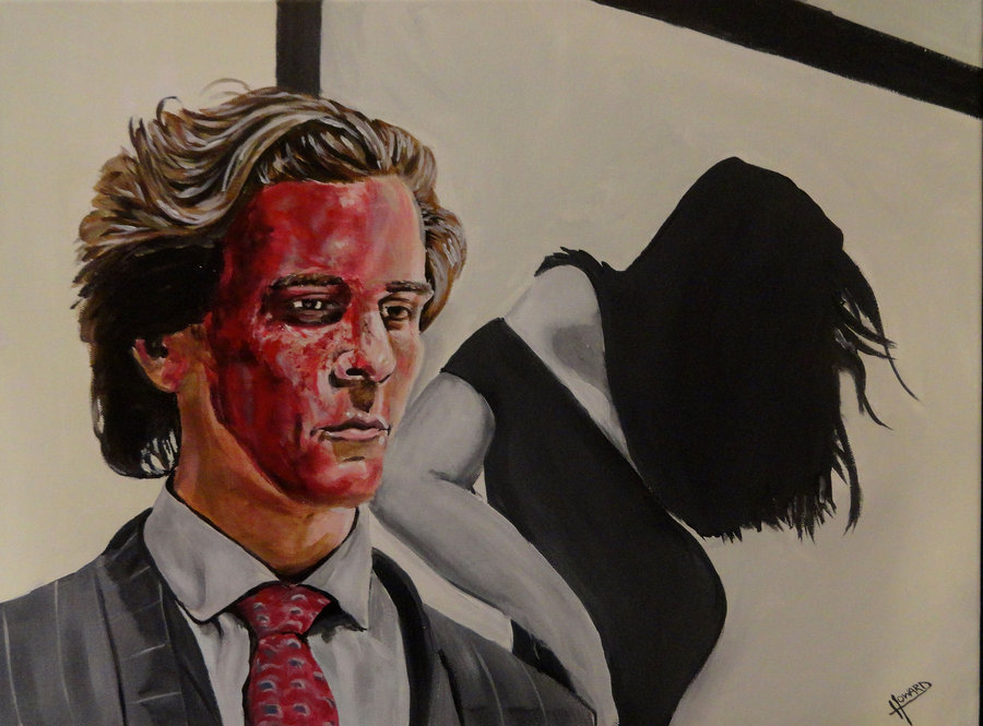 900x665 This Is Not An Exit - Patrick Bateman Painting