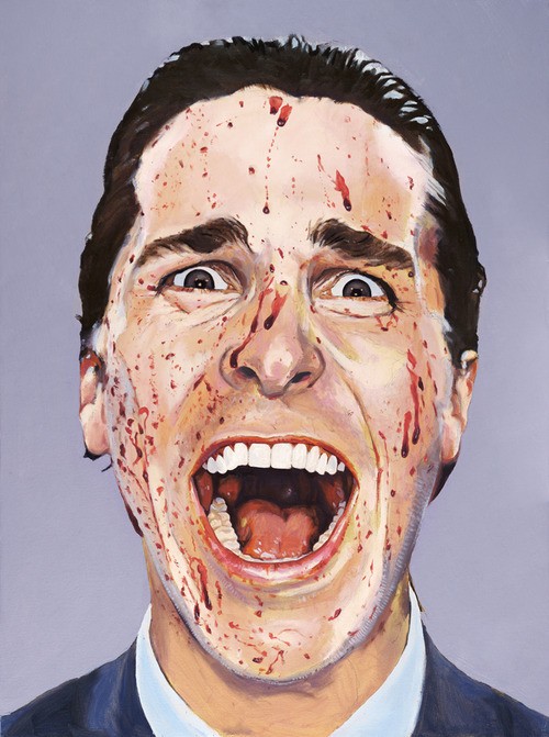 500x671 American Psycho Patrick Bateman Illustrated Jpegy - Patrick Bateman Painting