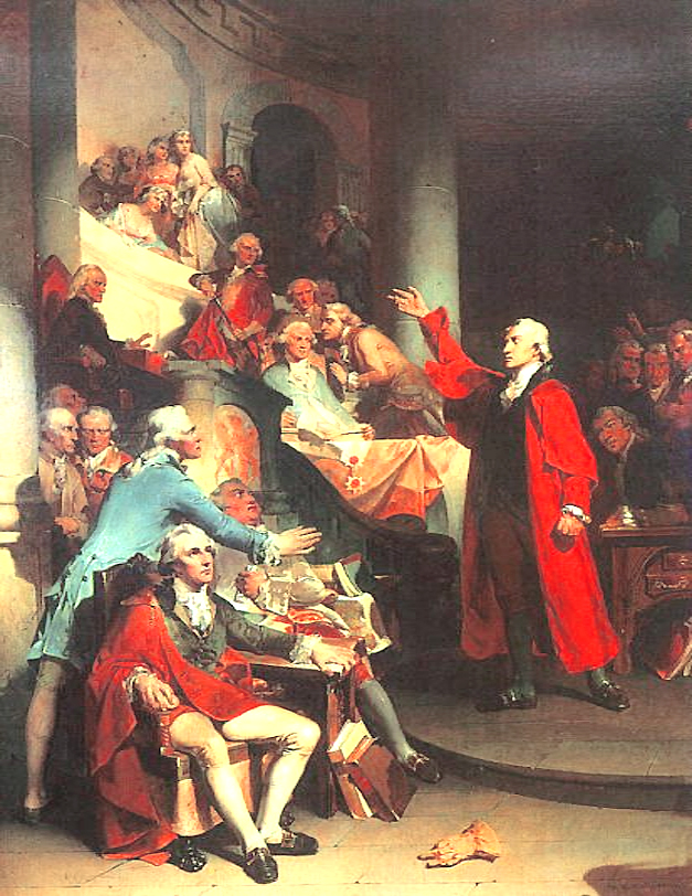 627x812 Free Materials - Patrick Henry Speech Painting