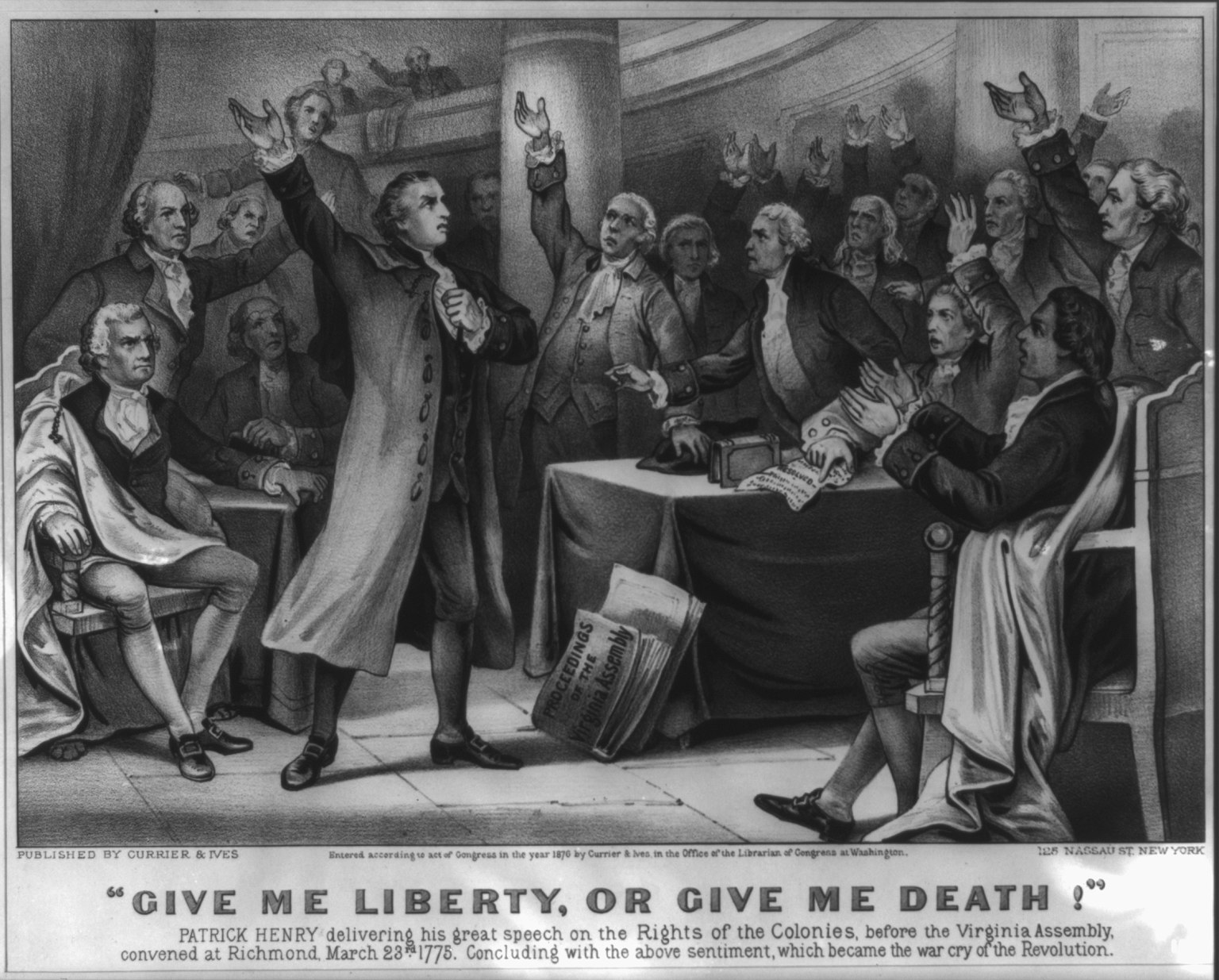 1536x1235 Give Me Liberty, Or Give Me Death! - Patrick Henry Speech Painting