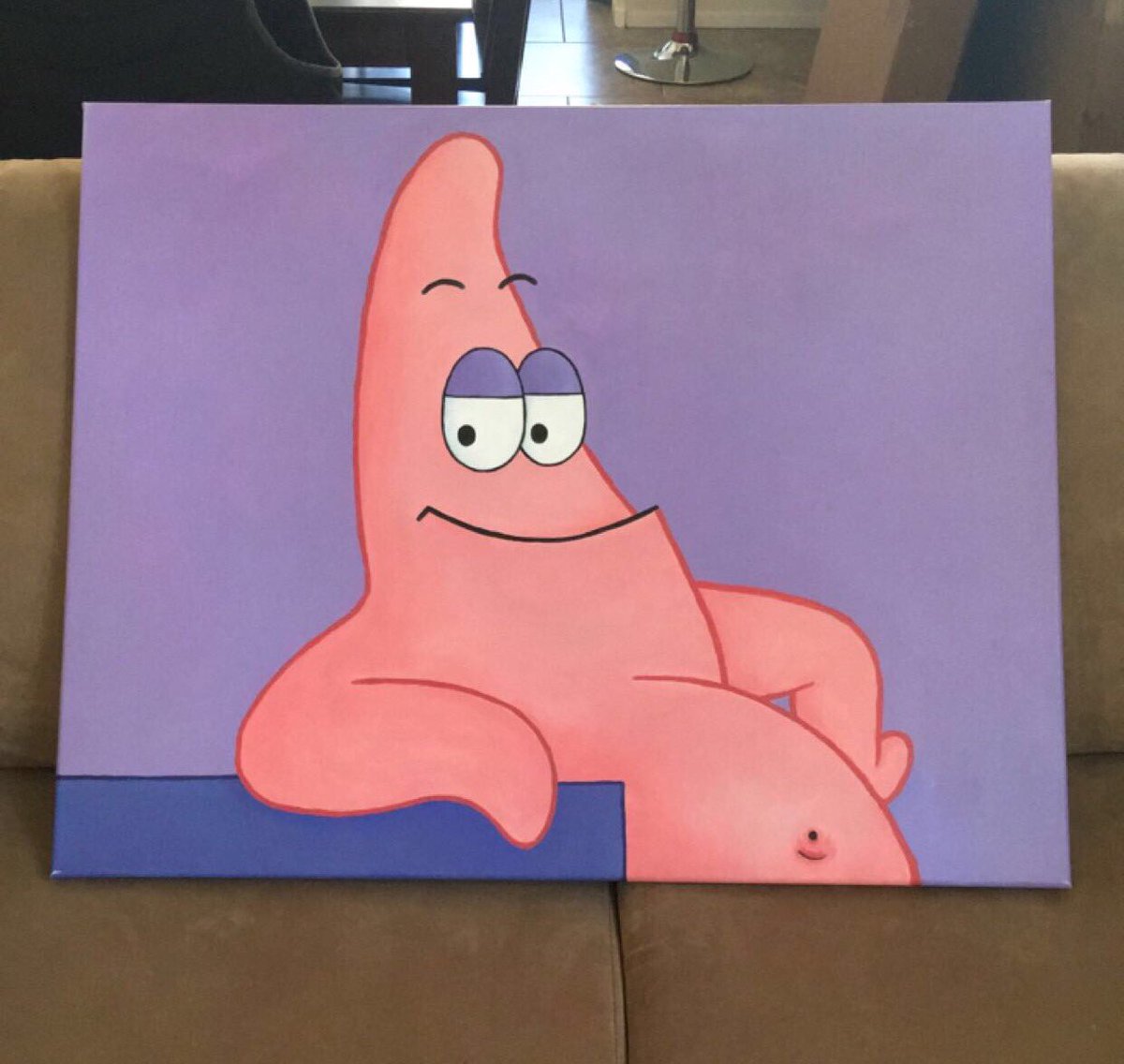 1200x1136 Joedat On Twitter As A Kid I Had A Dream To Acquire This - Patrick Painting
