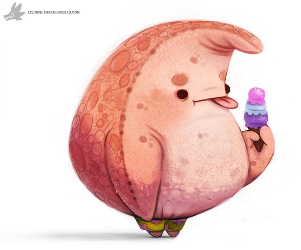 980x815 Daily Painting 882. Patrick By Cryptid Creations - Patrick Painting