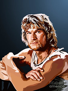 225x300 Patrick Swayze Paintings Pixels - Patrick Swayze Painting