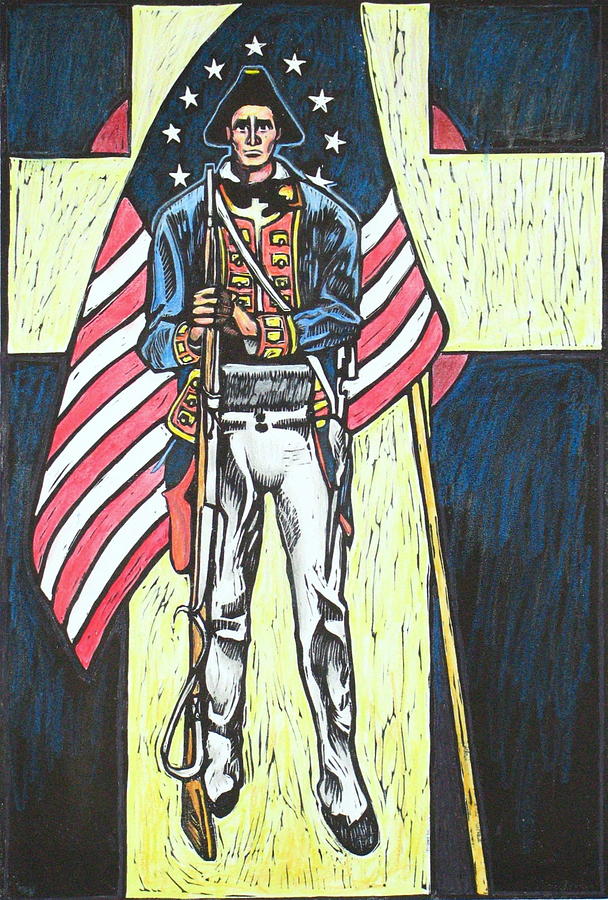 608x900 Patriot Painting By Daniel Jimick - Patriot Painting
