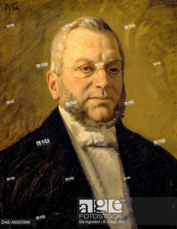 699x904 Portrait Of Camillo Benso, Count Of Cavour (Turin, 1810 1861 - Patriot Painting