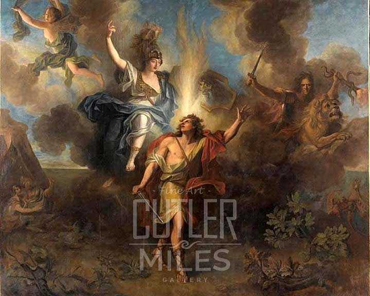 720x576 Departure Of Achilles To Avenge Patroclus By Charles Antoine - Patroclus Painting