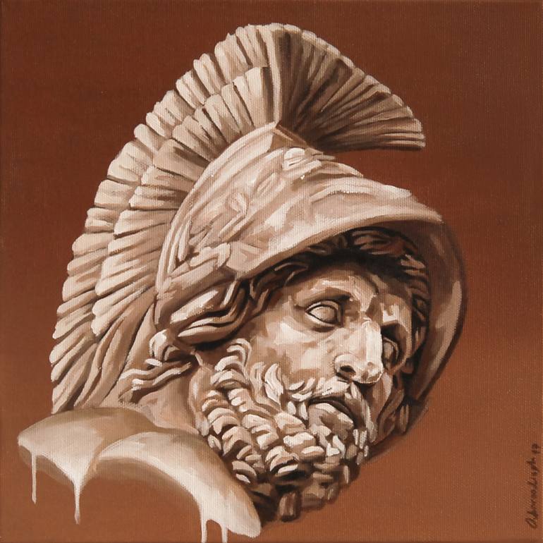 770x770 Saatchi Art Menelaus And Patroclus Painting By Onur Karaalioglu - Patroclus Painting
