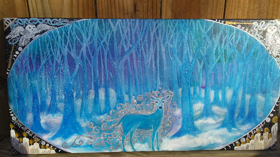 570x321 Patronus Painting Inspired By Harry Potter - Patronus Painting