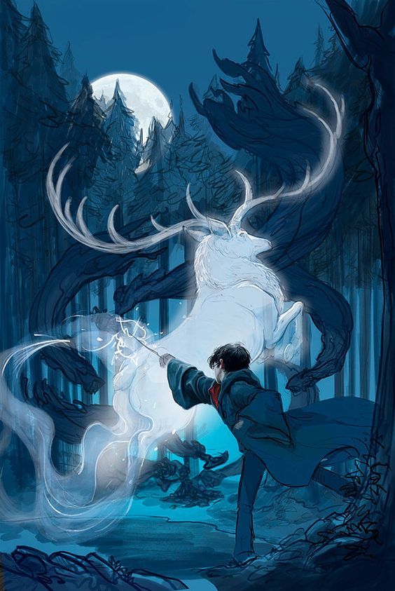 564x843 How Harry Potter Came To Life Upper Body, Sketches And Harry Potter - Patronus Painting