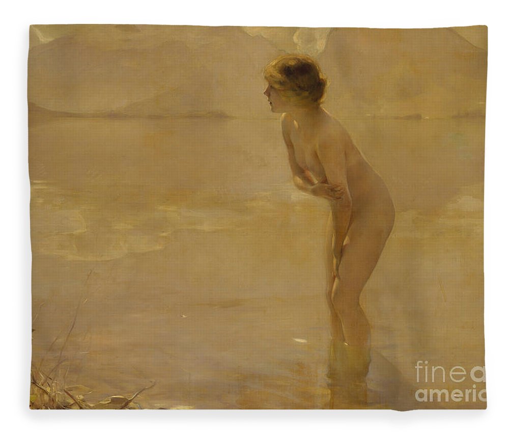 1000x860 September Morn Fleece Blanket For Sale By Paul Chabas - Paul Chabas September Morn Painting