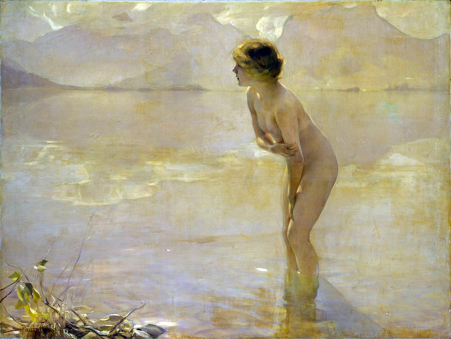 900x678 September Morn Painting By Paul Emile Chabas - Paul Chabas September Morn Painting