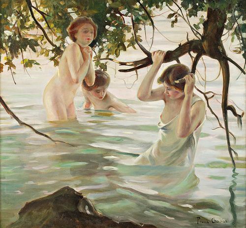 500x463 Paul Chabas Mythology, Paintings And Artist - Paul Chabas September Morn Painting