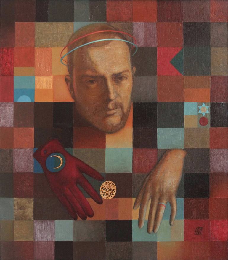 770x876 Saatchi Art Portrait Of Paul Klee Painting By Serge - Paul Klee Painting