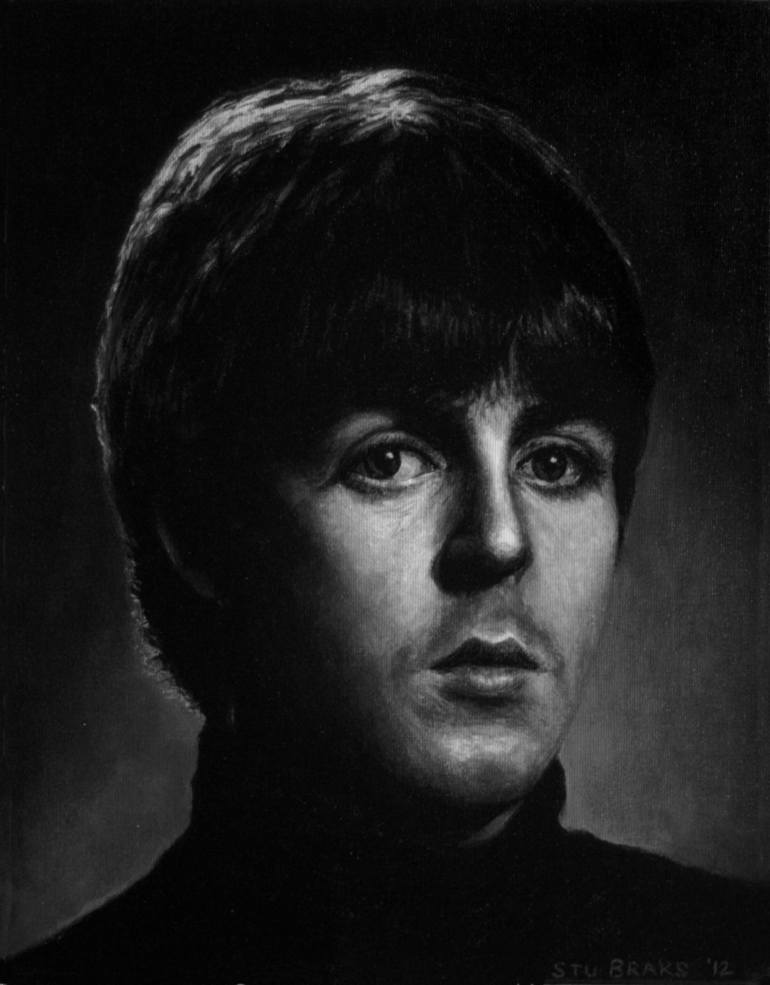 770x985 Saatchi Art Paul Mccartney Painting By Stu Braks - Paul Mccartney Painting