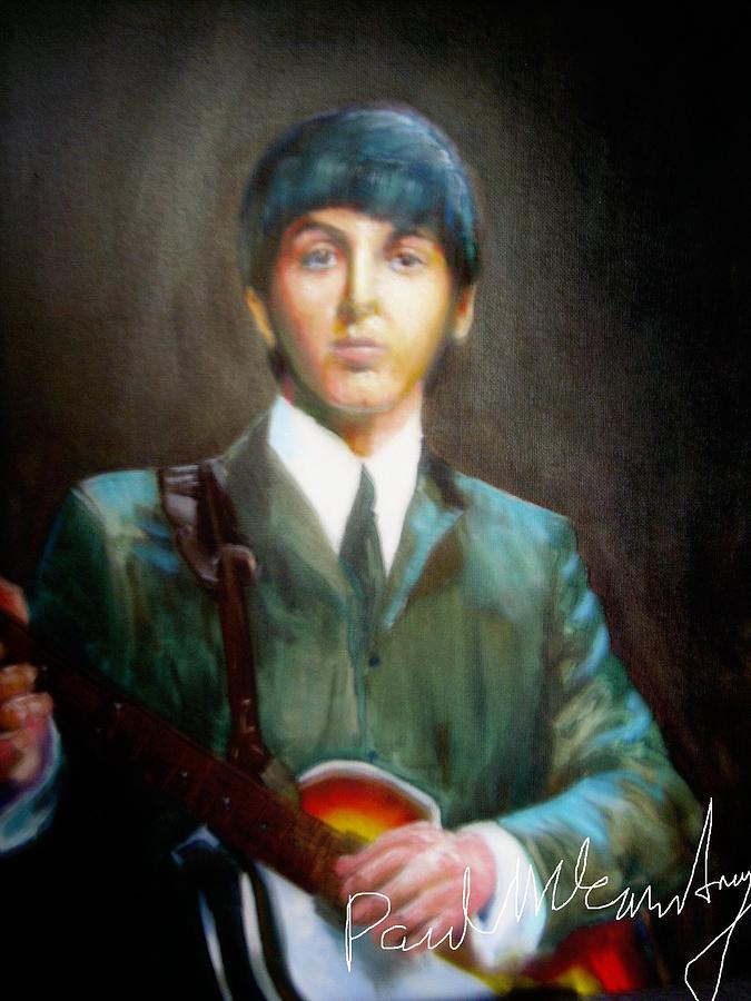 675x900 Sir Paul Mccartney Painting By Leland Castro - Paul Mccartney Painting