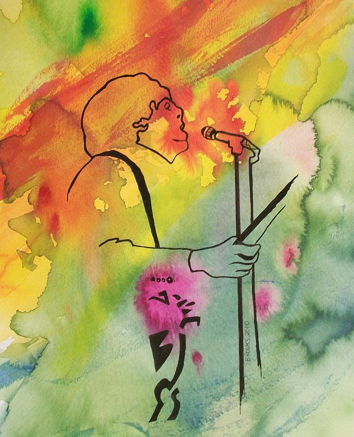 729x900 Yesterday Paul Mccartney 1 Painting By Richard Brooks - Paul Mccartney Painting