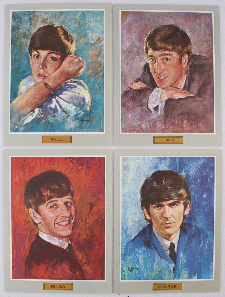 757x1000 Online Sports Memorabilia Auction Pristine Auction - Paul Mccartney Painting Of John Lennon