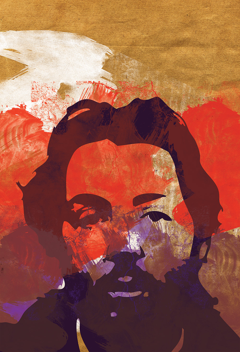 1000x1462 Beatles Poster Art Print Set Of 4 Retro Illustrations Classic Rock - Paul Mccartney Painting Of John Lennon