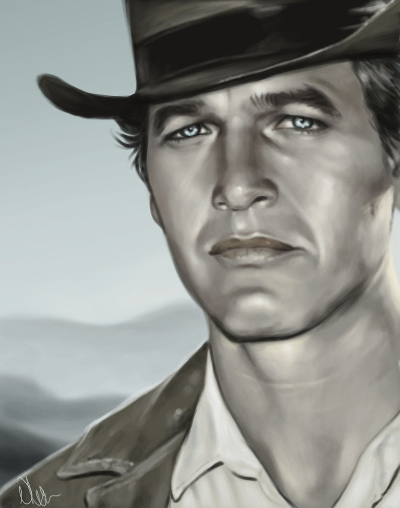 793x1007 Paul Newman By Aissatan - Paul Newman Painting