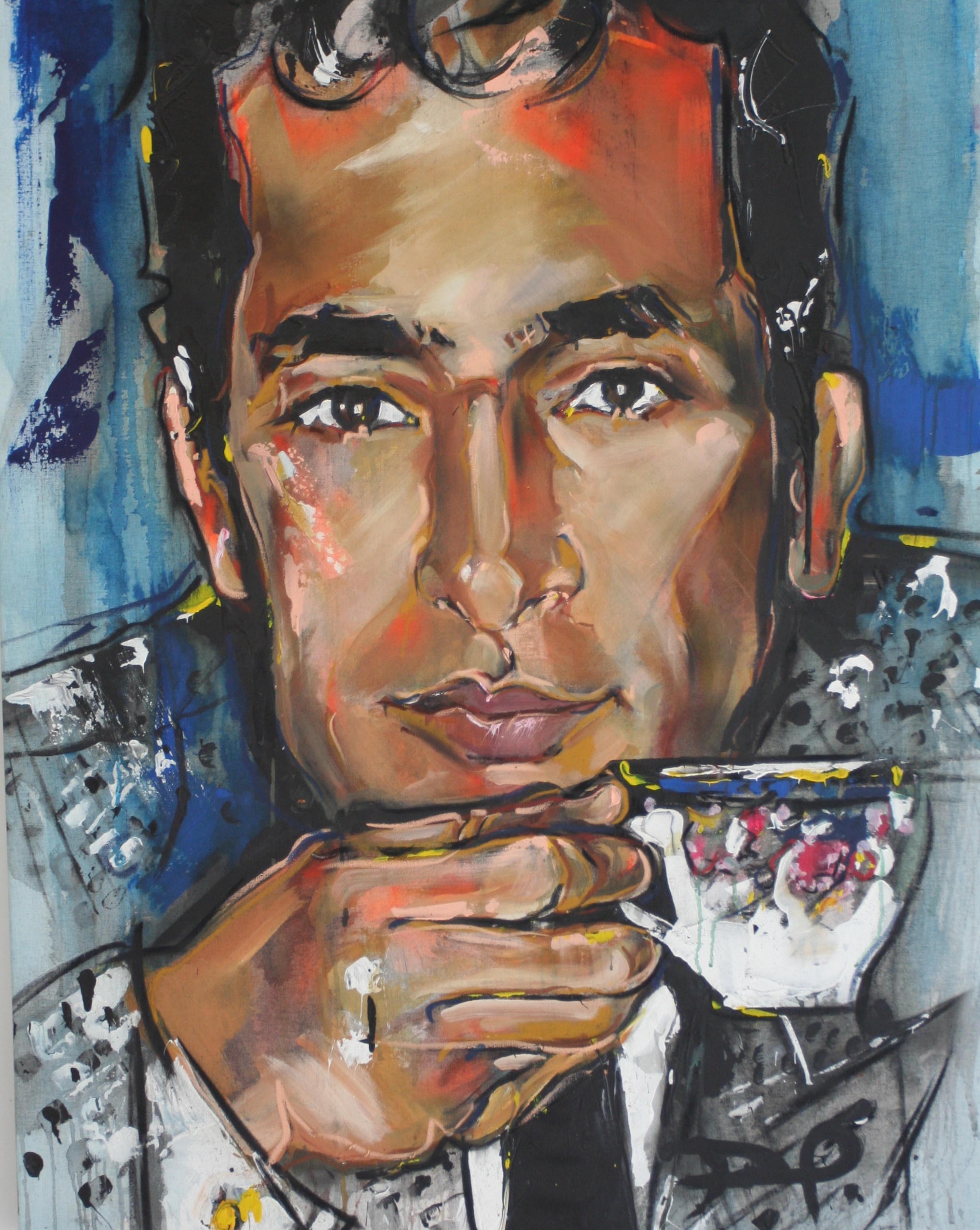 2031x2548 Paul Newman Studio 140 Art Gallery Banner Elk North Carolina - Paul Newman Painting