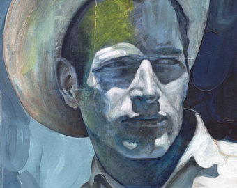 340x270 Portrait Of Paul Newman 13x19 Archival Art Print By Scott - Paul Newman Painting