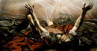 386x203 News Amp Press - Paul On The Road To Damascus Painting