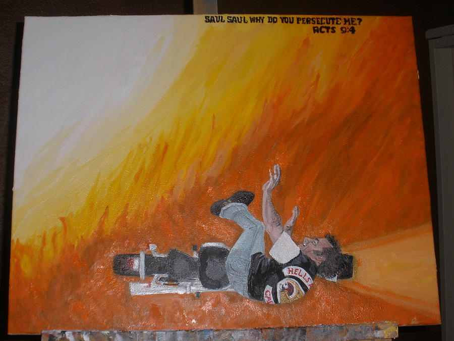 900x675 St Paul On The Road To Damascus Painting By Peter Bellone - Paul On The Road To Damascus Painting