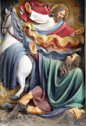 300x441 From Persecutor To Christian The Conversion Of St. Paul - Paul On The Road To Damascus Painting