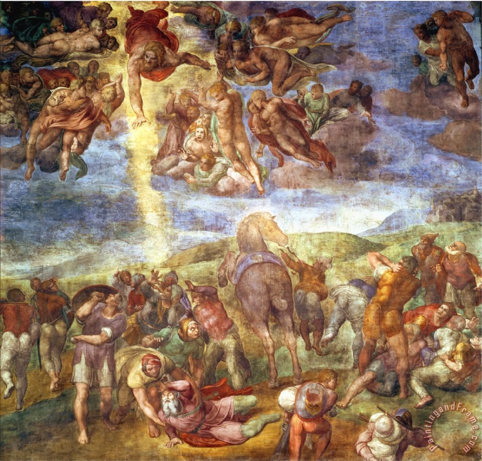960x919 Michelangelo Buonarroti Conversion Of St Paul Painting - Paul Painting