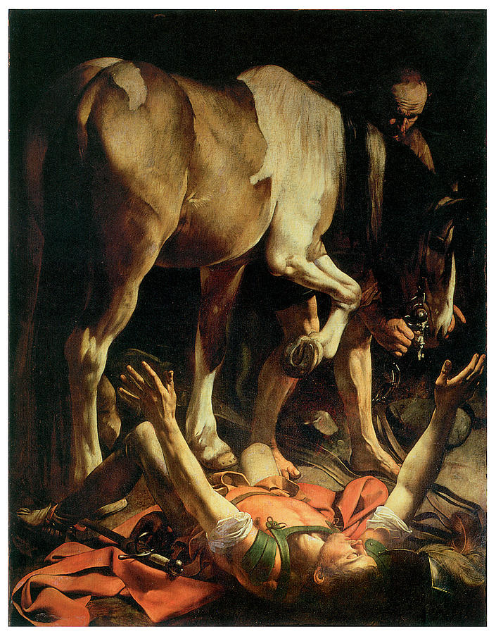 705x900 The Conversion Of St. Paul Painting By Caravaggio - Paul Painting