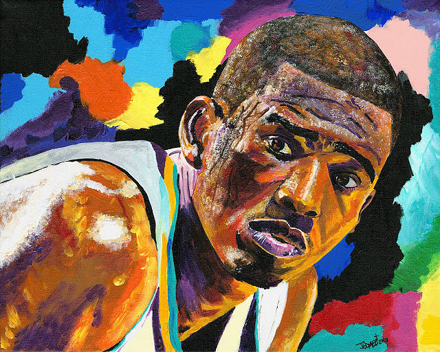 640x512 Chris Paul Painting By Jeff Gomez - Paul Painting