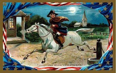 400x252 Paul Revere Costume History Of Massachusetts Blog - Paul Revere Midnight Ride Painting