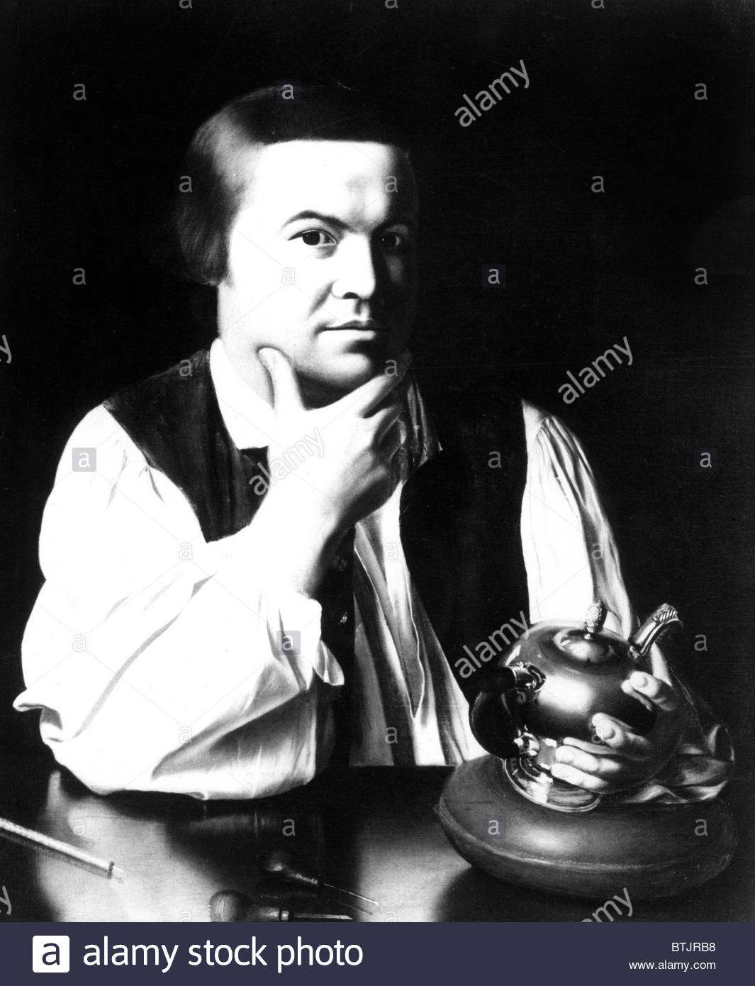 1065x1390 Paul Revere As Depicted In Painting By John Singleton Copley, Done - Paul Revere Painting