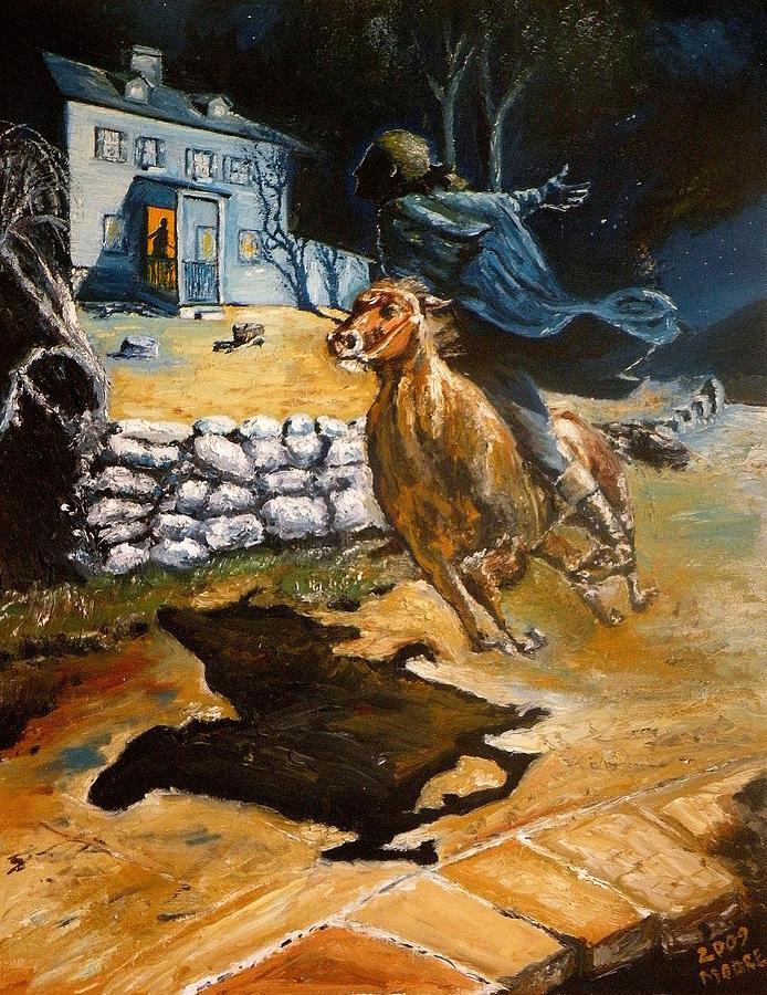694x900 Paul Revere's Ride Painting By Robert Moore - Paul Revere Ride Painting