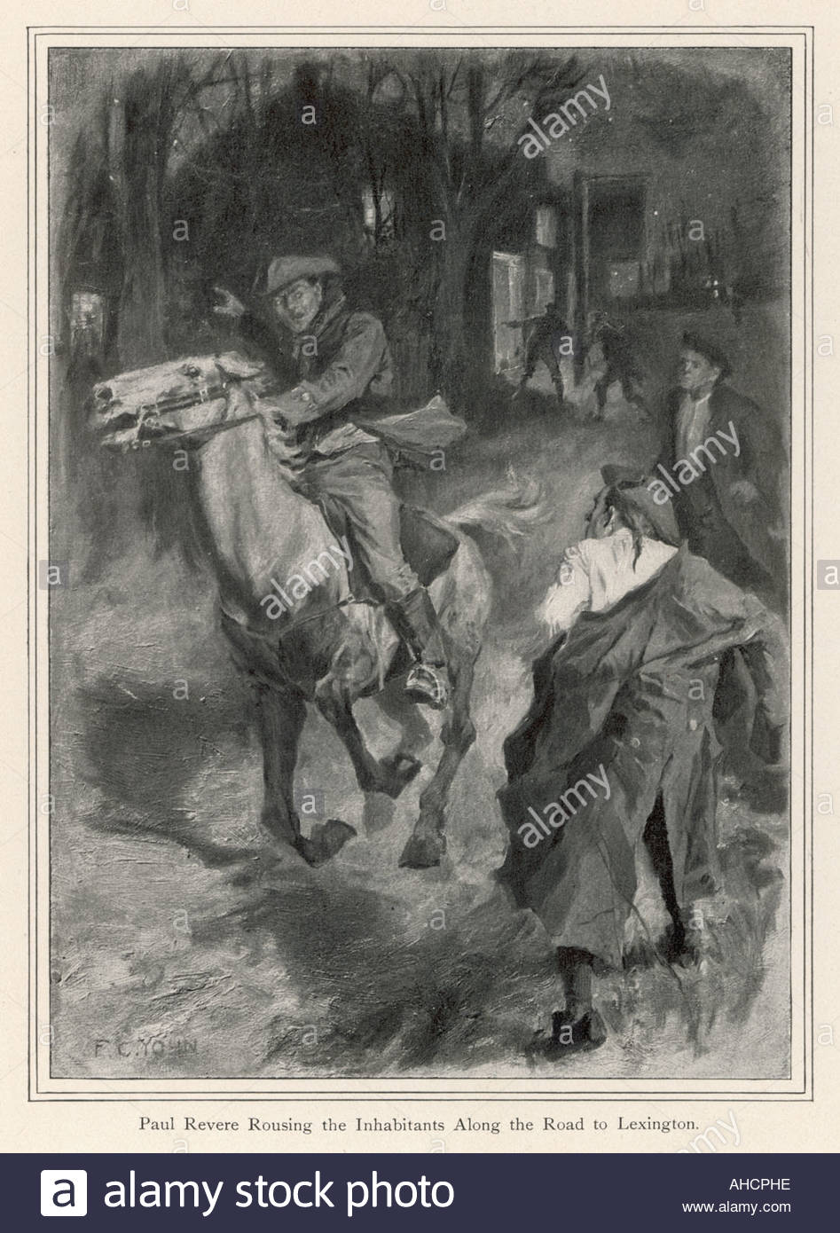 947x1390 Paul Revere's Ride Stock Photos Amp Paul Revere's Ride Stock Images - Paul Revere Ride Painting