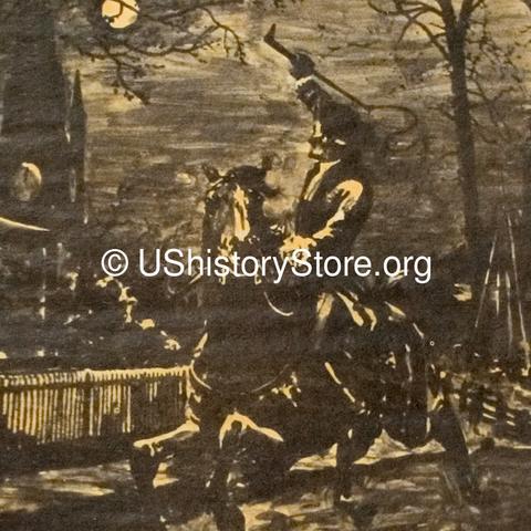 480x480 The Midnight Ride Of Paul Revere 1775 - Paul Revere Ride Painting
