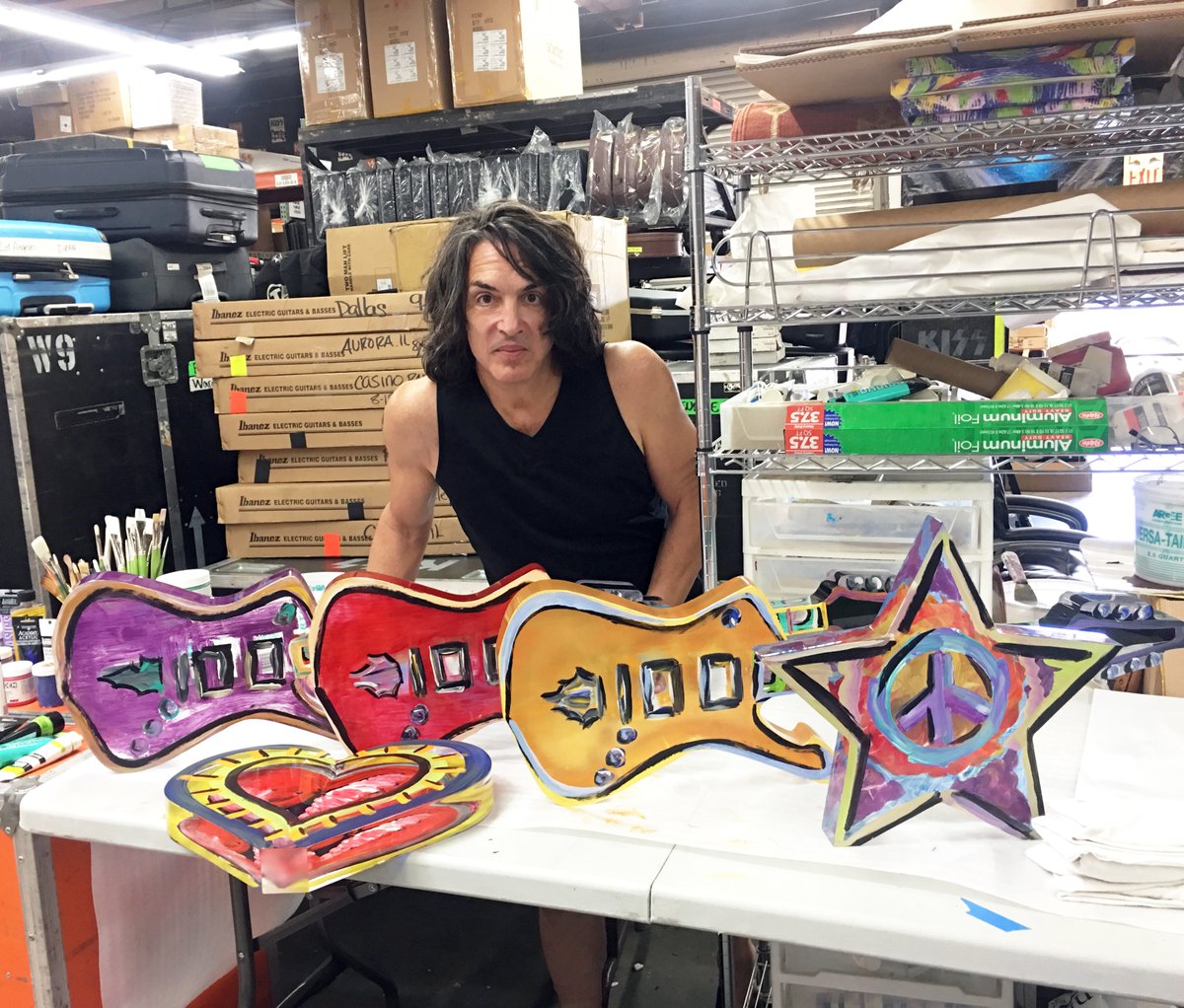 1200x1022 Painting Every Day! Paul Stanley - Paul Stanley Painting