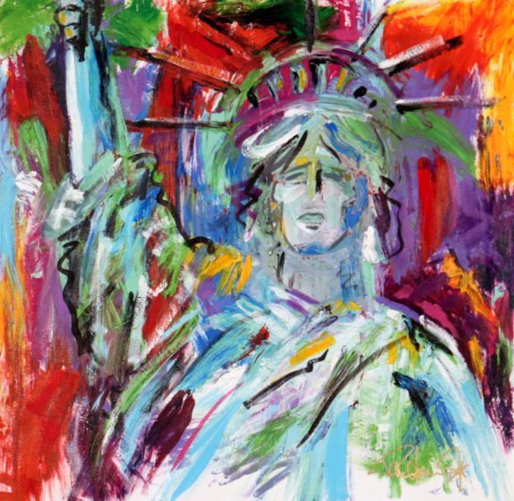 574x560 Paul Stanley Of Kiss To Show Artwork - Paul Stanley Painting