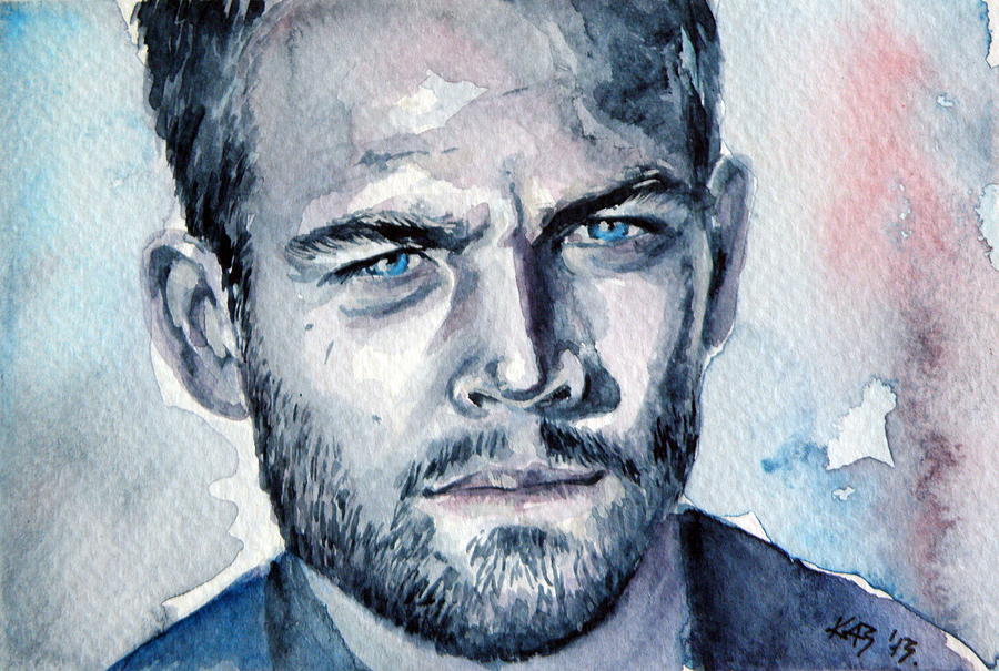 900x605 Paul Walker Painting By Kovacs Anna Brigitta - Paul Walker Painting