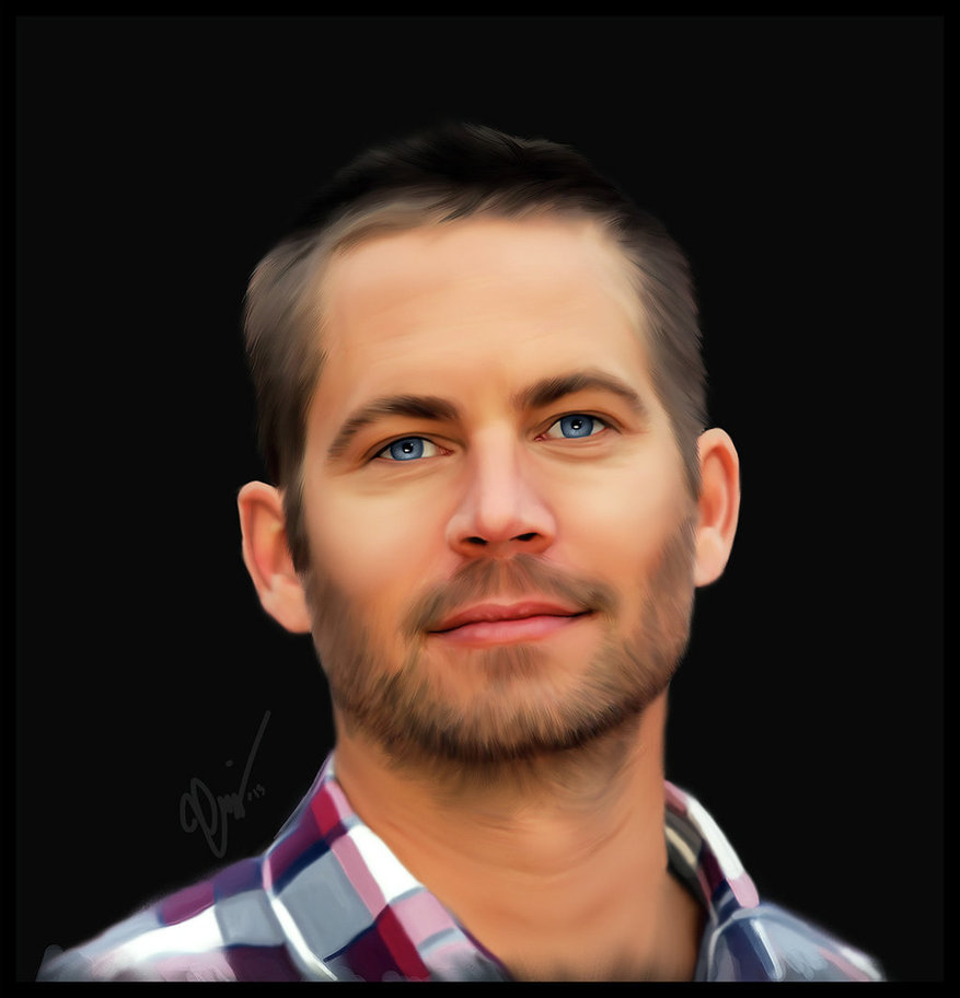 877x912 Paul Walker Painting By Ewiskan - Paul Walker Painting