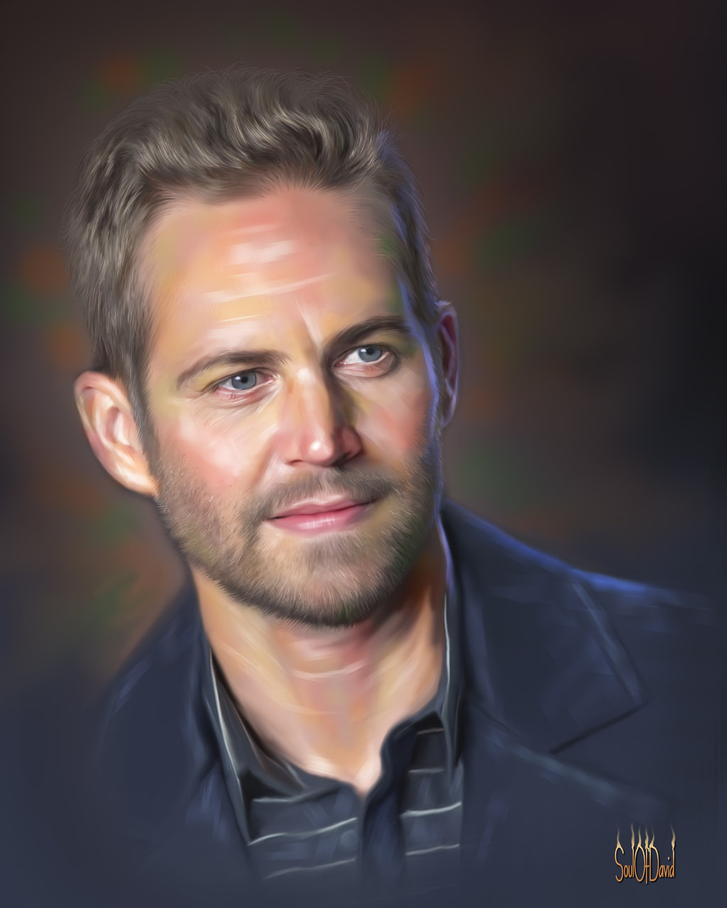 1024x1280 Paul Walker By Soulofdavid - Paul Walker Painting