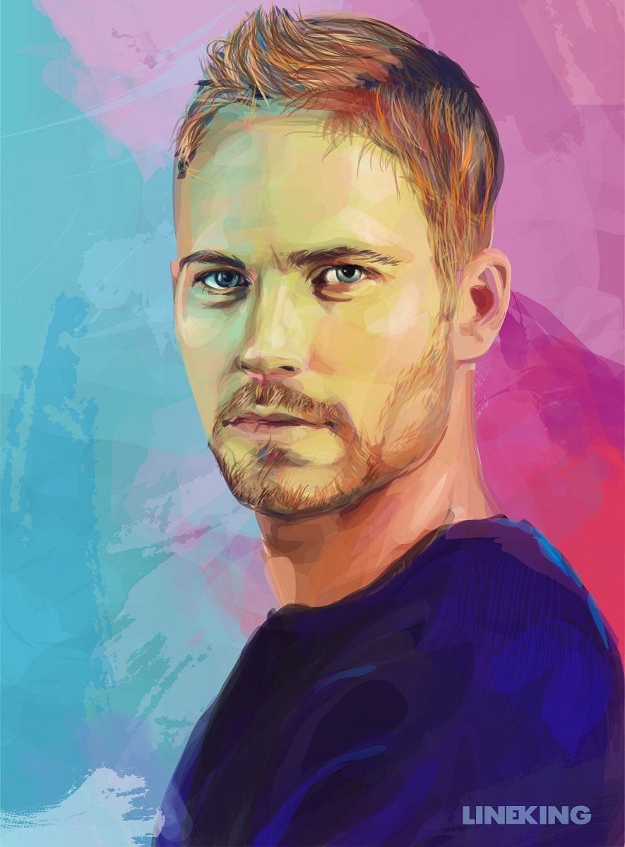 885x1200 Paul Walker Tribute - Paul Walker Painting
