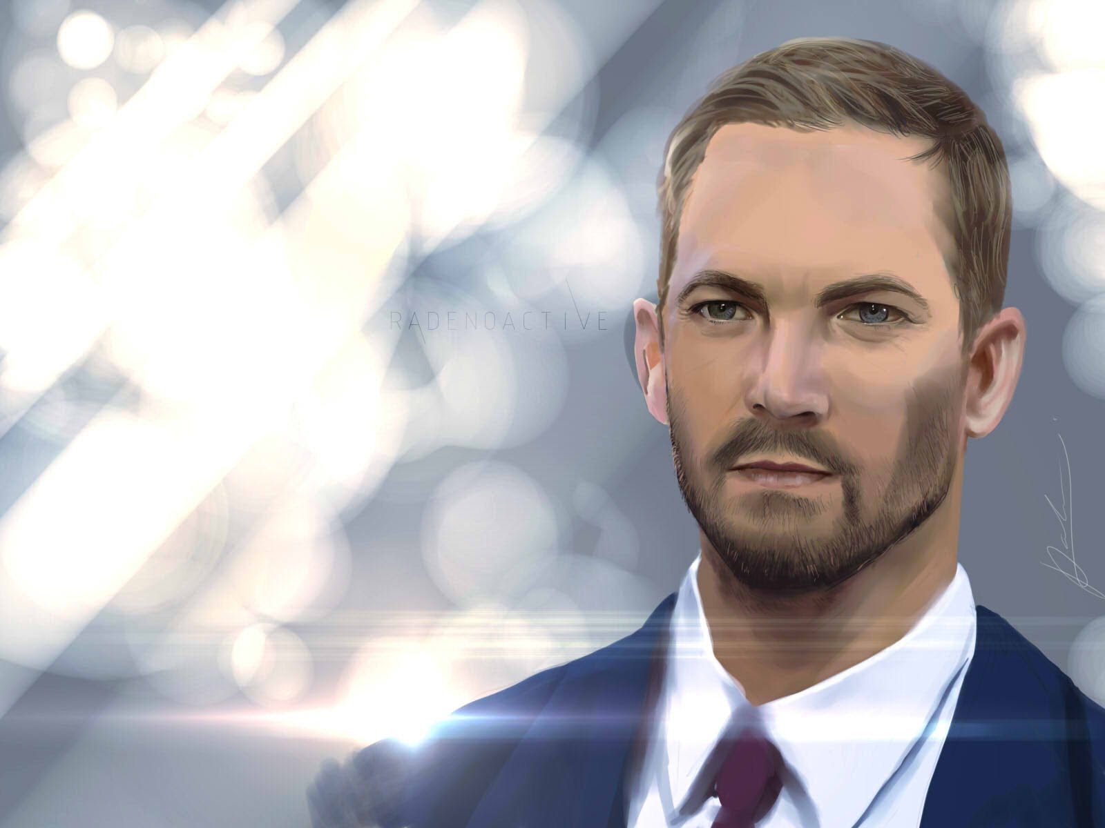 1600x1200 Speed Painting Paul Walker Tribute - Paul Walker Painting