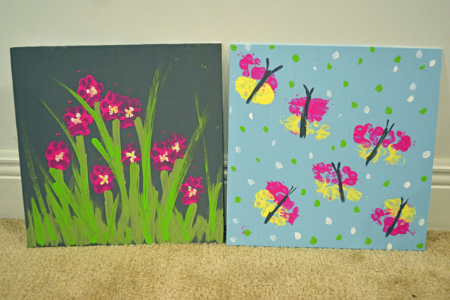 640x427 Diy Painted Dog Paw Print Craft - Paw Painting With Dogs