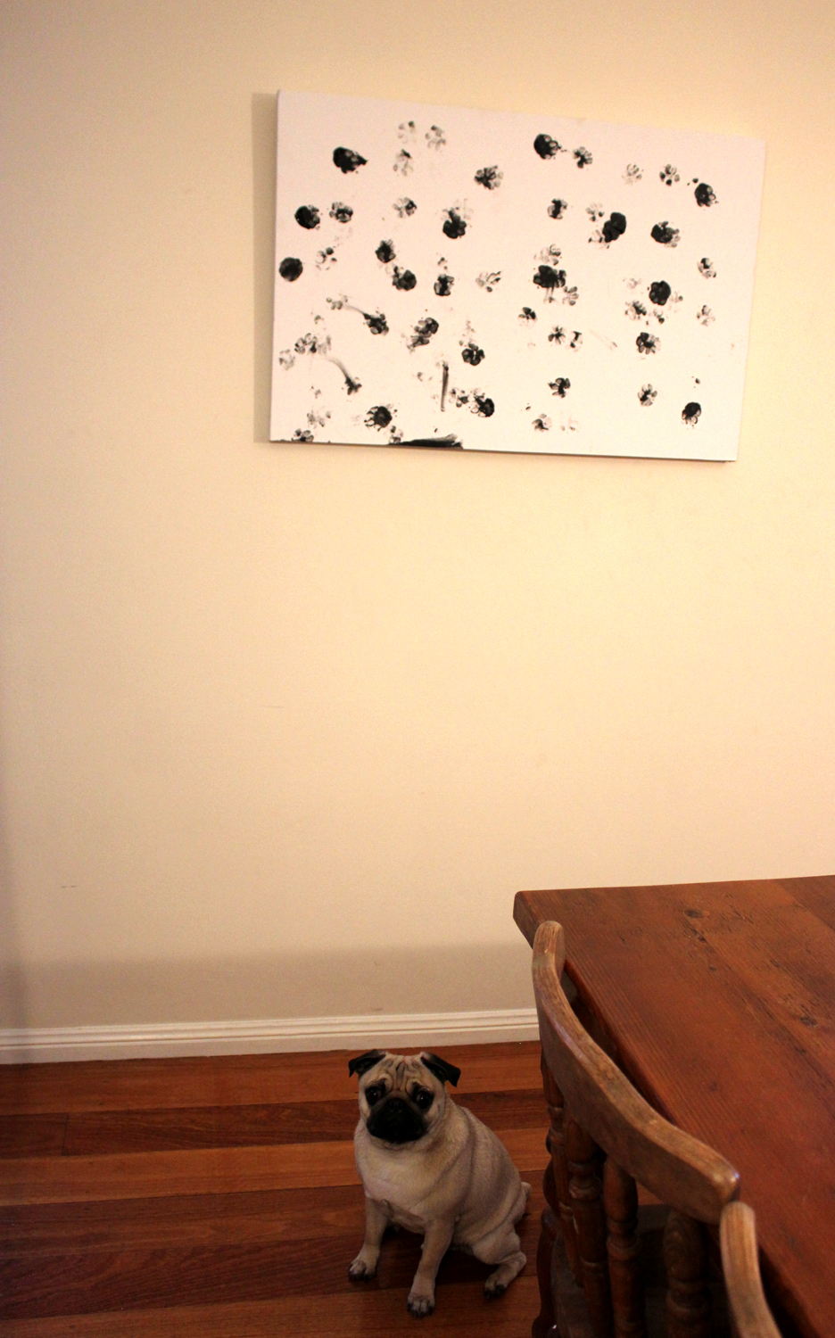 936x1500 Diy Dog Art Paw Painting Treats A La Bark - Paw Painting With Dogs